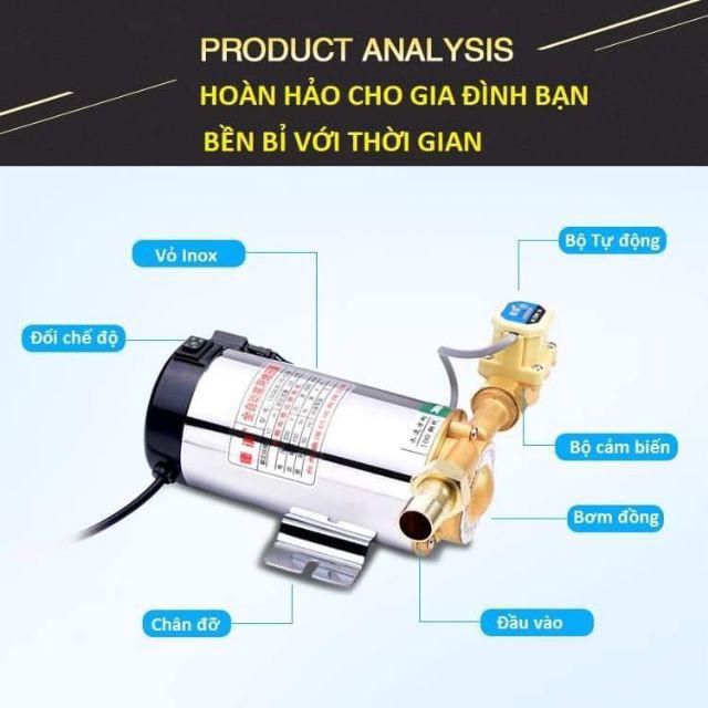 Máy bơm tăng áp tự động đóng ngắt cho máy giặt, bình nóng lạnh, nhà wc...