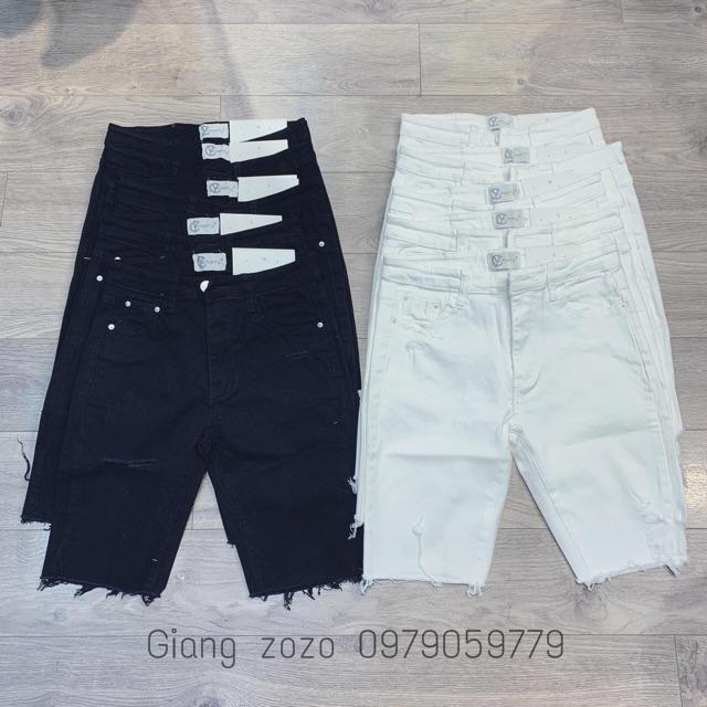 Quần bò dáng lửng siêu mềm
