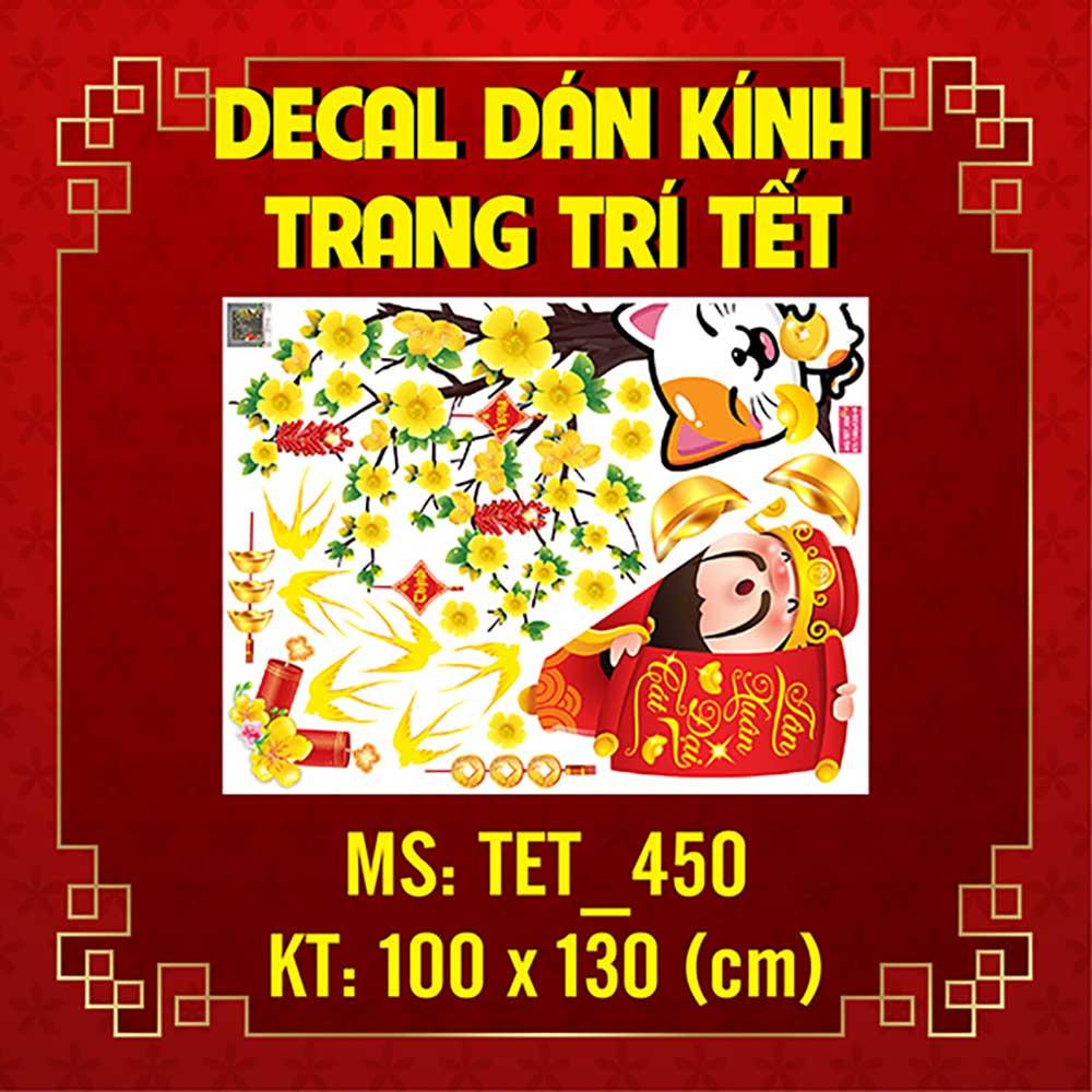 DECAL TRANG TRÍ TẾT 2023 COMBO SỐ 30