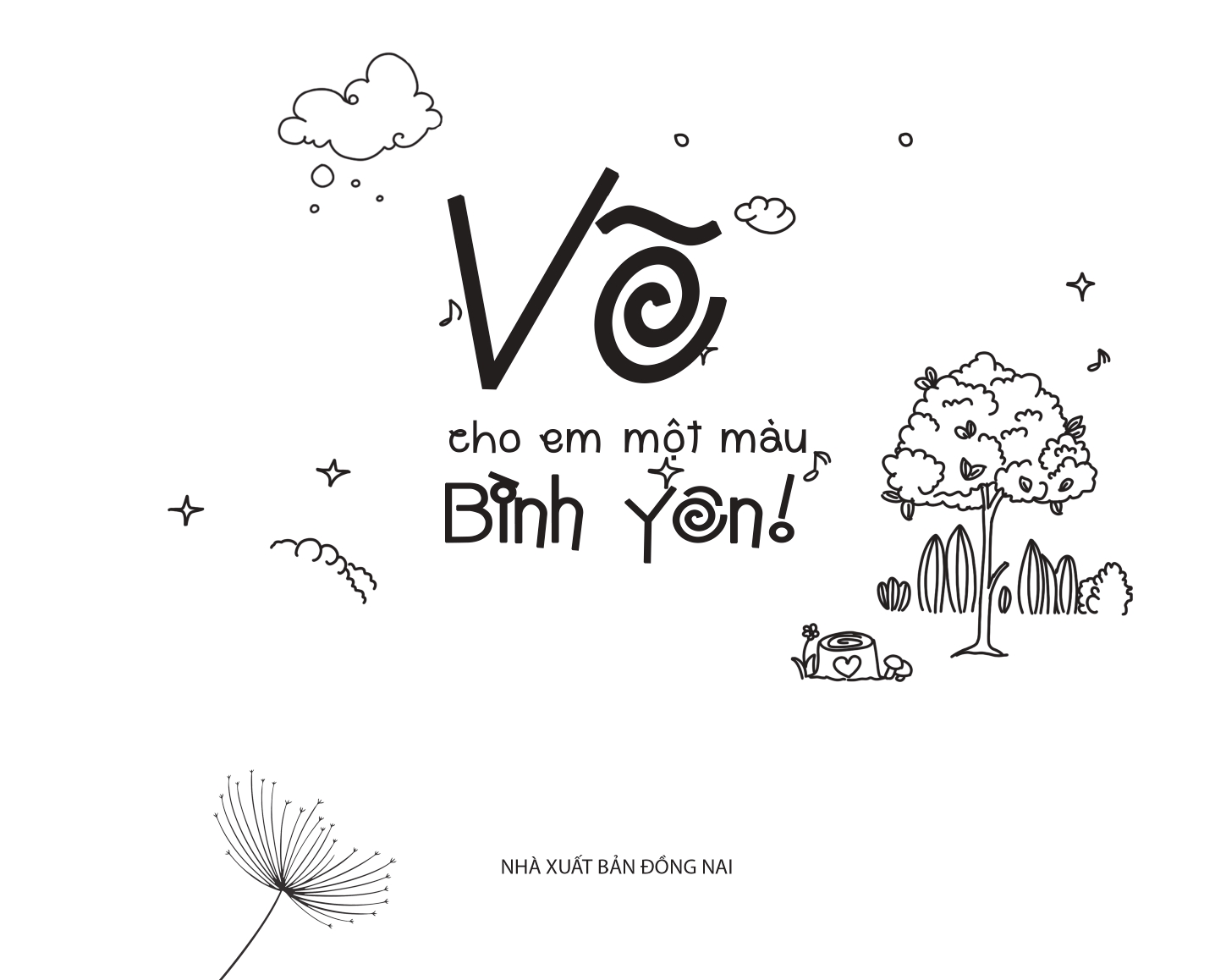 Sách - Vẽ cho em một màu bình yên - Hành trình tô màu đến thế giới an lành