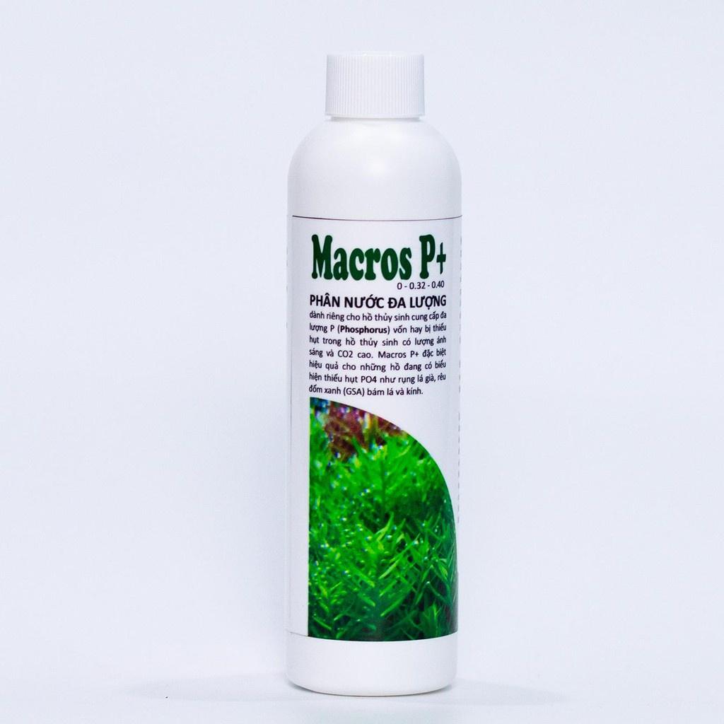 Phân nước hồ cá thuỷ sinh Macros P+ - Phân nước cung cấp Phosphorus cho bể thuỷ sinh - shopleo