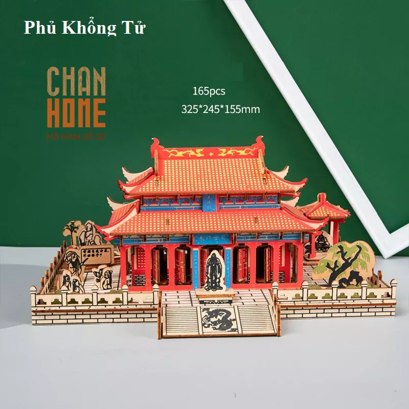 Mô Hình Kiến Trúc Cổ Trung Hoa Đồ Chơi DIY Tự Lắp Ghép Sáng Tạo Và An Toàn Cho Bé