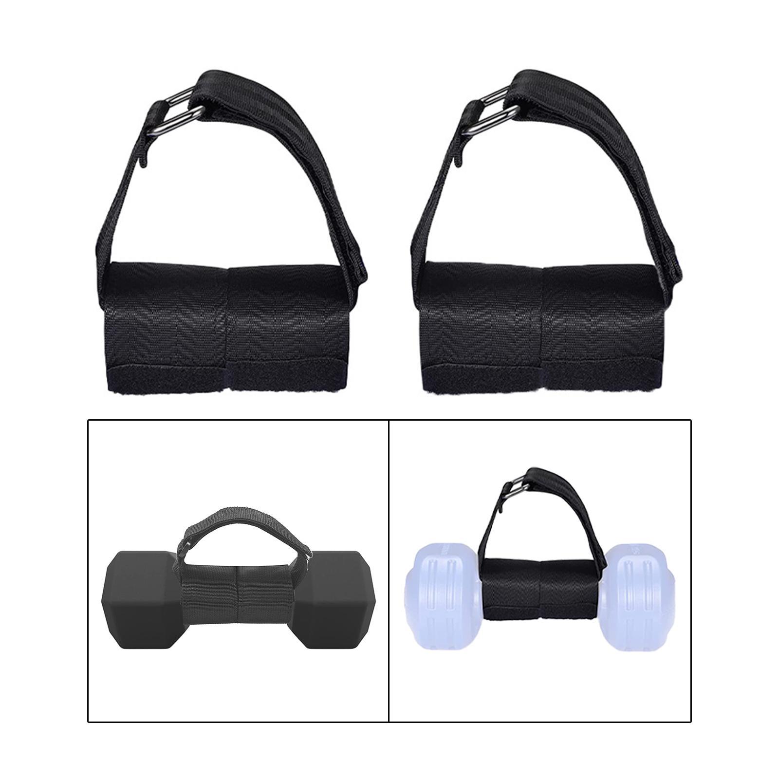 2Pcs Adjustable Weight Dumbbell Ankle Straps for Exerciser Strength Training