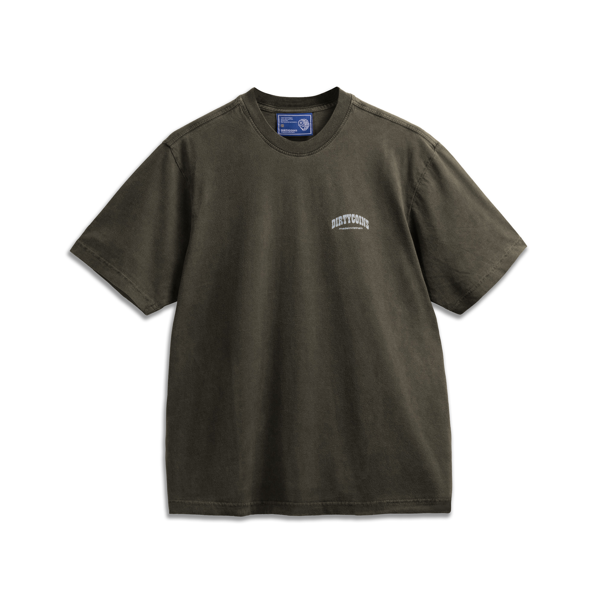 Áo thun DirtyCoins Arc Logo Wash T-shirt - Brown