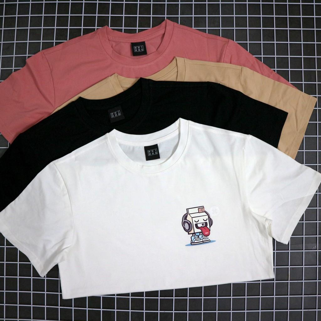 Áo thun Unisex hộp sữa