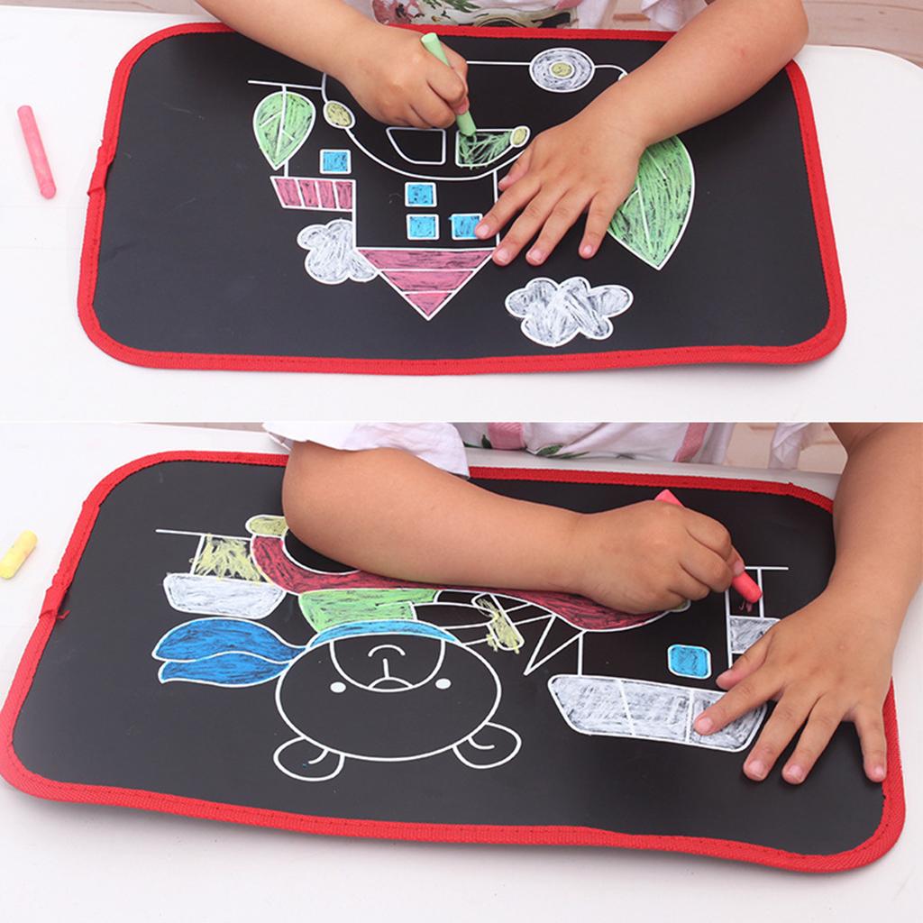 Mess Free Chalk Board Doodle Writing Drawing Board Gift For Boys Girls - A