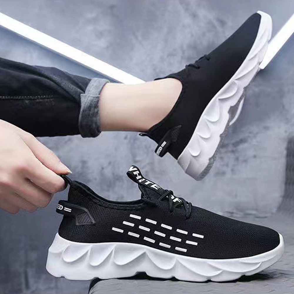 Giày sneaker thể thao nam buộc dây đế cao 5cm siêu nhẹ V321