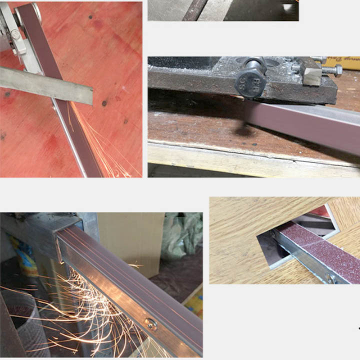 Bộ chuyển đổi máy mài góc trục D10mm thành máy mài dây kèm 2 dây mài 520x20mm hoặc chỉ 10 dây mài