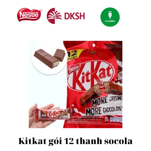 [CHÍNH HÃNG] THANH BÁNH XỐP KITKAT SOCOLA 2F/4F (SOCOLA/TRÀ XANH