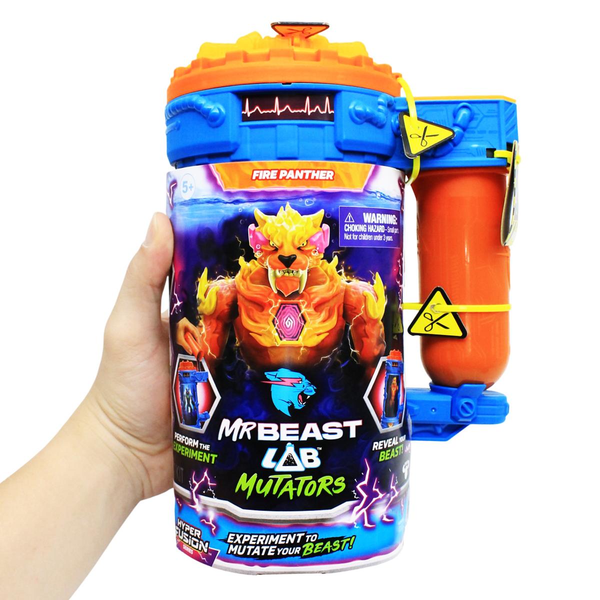 Đồ Chơi Buồng Đột Biến - Quái Thú Báo Lửa - MrBeast Lab 25009