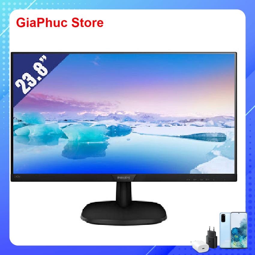 Màn hình LCD Philips 23.8 inch Full HD IPS 60Hz 243V7QDSB/74 - Hàng Chính Hãng