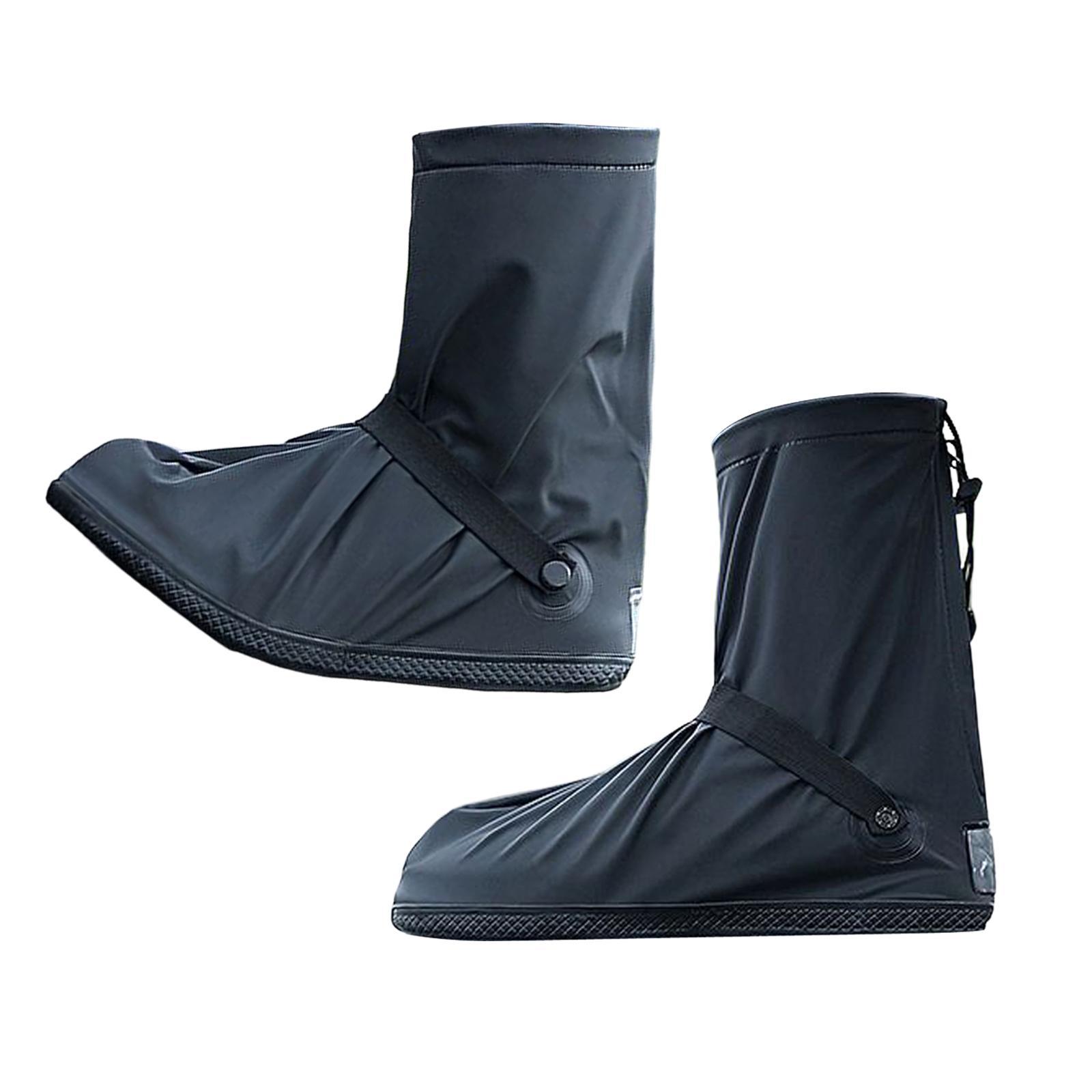 Waterproof Boots Covers ,Rain Shoe Cover, Galoshes ,Foldable ,Slip Resistance ,Shoe Protectors Overshoes Reusable Rain Boots for Fishing Mud Snow