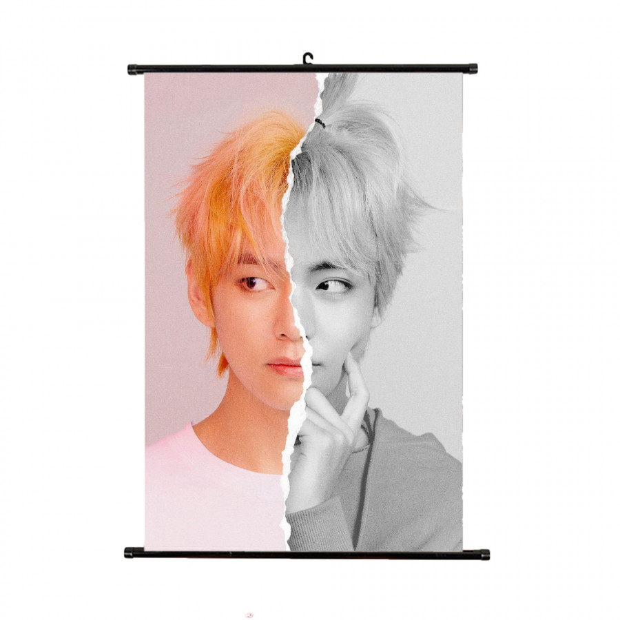 Tranh vải cuộn V BTS