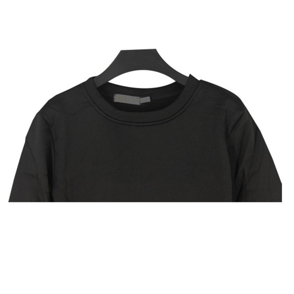 Mens Sweatshirt Plain Fleece Sweat Top Pullover Crew Neck