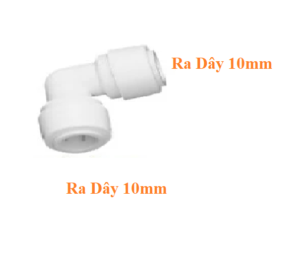 COMBO 2 CÁI : Co Nối Nhanh Hai Đầu Dây 10mm -Phụ Kiện Lọc Nước RO