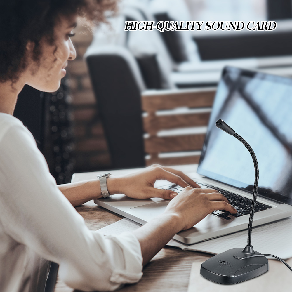 Micrô Ghi Âm USB Khử Tiếng Ồn Độ Nhạy Cao Trong Phòng Thu Cho Máy Tính Xách Tay
