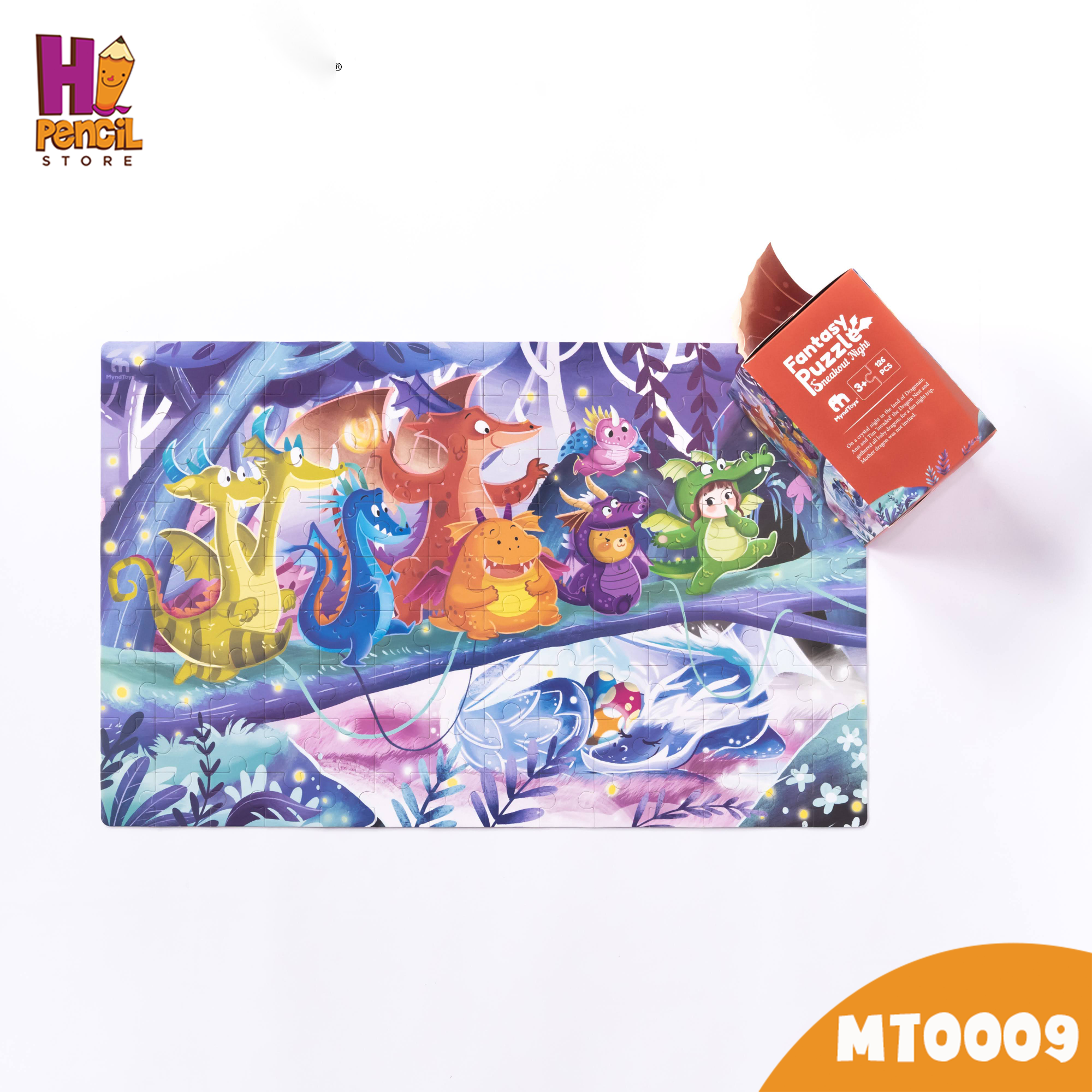 Đồ Chơi Xếp Hình MyndToys Thế Giới Thần Thoại Dragonair Fantasy Puzzle - Sneakout Night