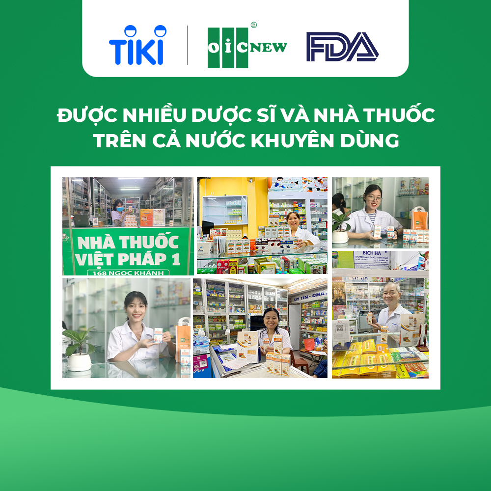 Dung Dịch Nano Curcumin OIC New Tinh Chất Nghệ Giảm Đau Dạ Dày Tức Thì Lọ 20ml