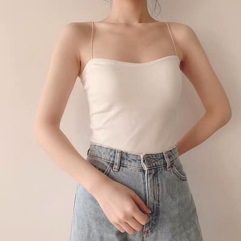 Áo croptop nữ chất cotton co dãn áo ba lỗ nữ ôm body vải co dãn Mophus CC001