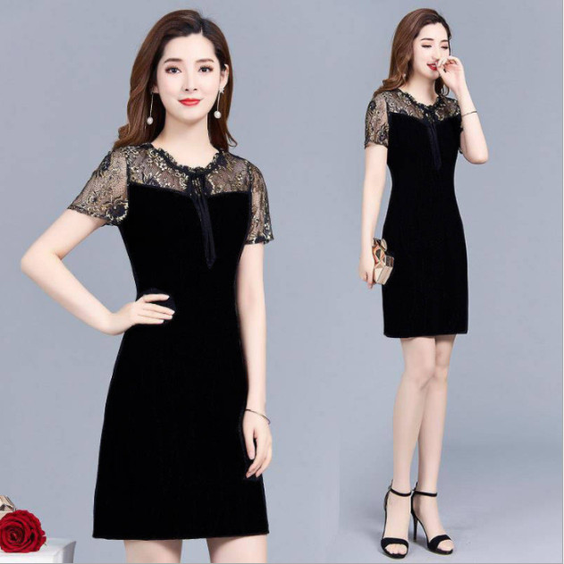 Đầm Dáng Ôm Pha REN Cao Cấp Màu Sắc Nhã Nhặn Thật Sự Phù Hợp Để Tới Công Sở Haint Boutique D15