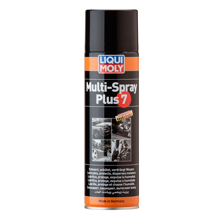 Chai Xịt Tẩy Gỉ Sét, Bôi Trơn Đa Năng Liqui Moly Multi-Spray Plus 7 3305 (500ml)