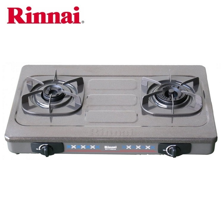 Bếp gas 7 tấc Rinnai RV-715Slim - Chén đồng có đầu hâm tiết kiệm gas - Hàng Chính Hãng