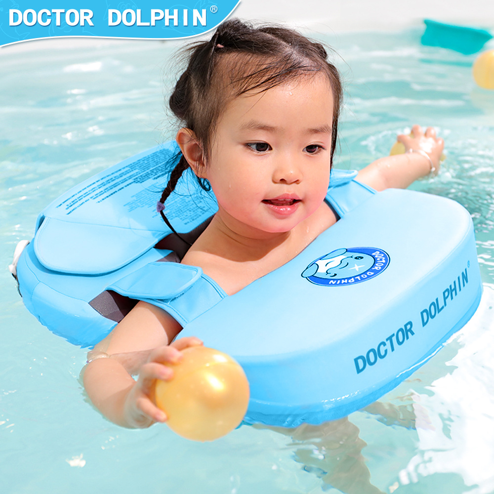 Phao Bơi Không Bơm Hơi An Toàn Cho Bé DOLPHIN️ - hàng cao cấp