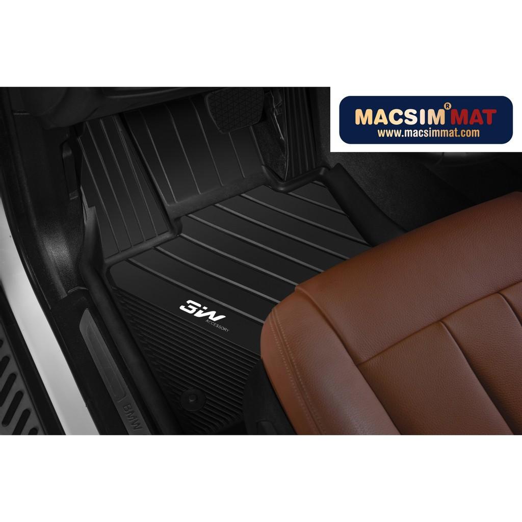 Thảm lót sàn BMW X4 F26 2014-2017 Nhãn hiệu Macsim 3W chất liệu nhựa TPE đúc khuôn cao cấp - màu đen