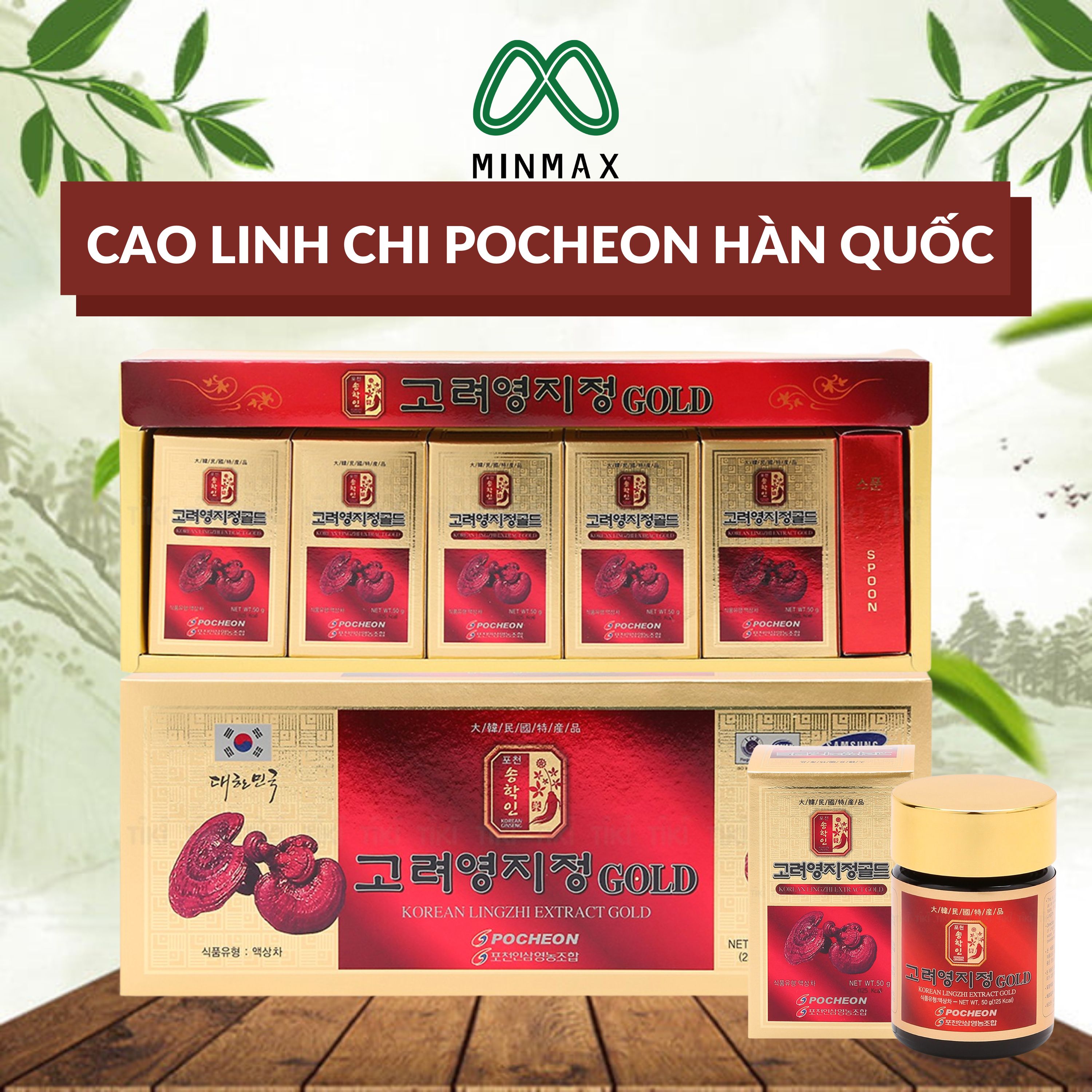 Cao Linh Chi Pocheon Hàn Quốc (250g)