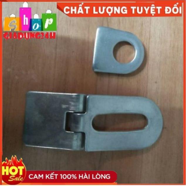 Bộ tai lật + tai khóa inox 304 loại dày đẹp-Giadung24h