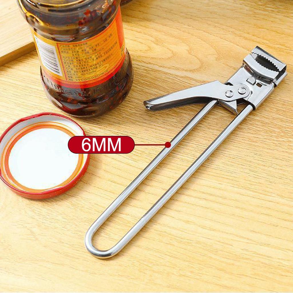 Can Opener Cover Remover Bottle Gripper Jar Lid Opener Kitchen Gadget Bar