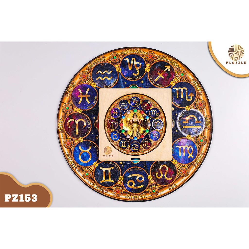 PLUZZLE Bộ xếp hình gỗ thông minh puzzle đồ chơi ghép hình 12 Cung Hoàng Đạo – Cung Thiên Bình – PZ153