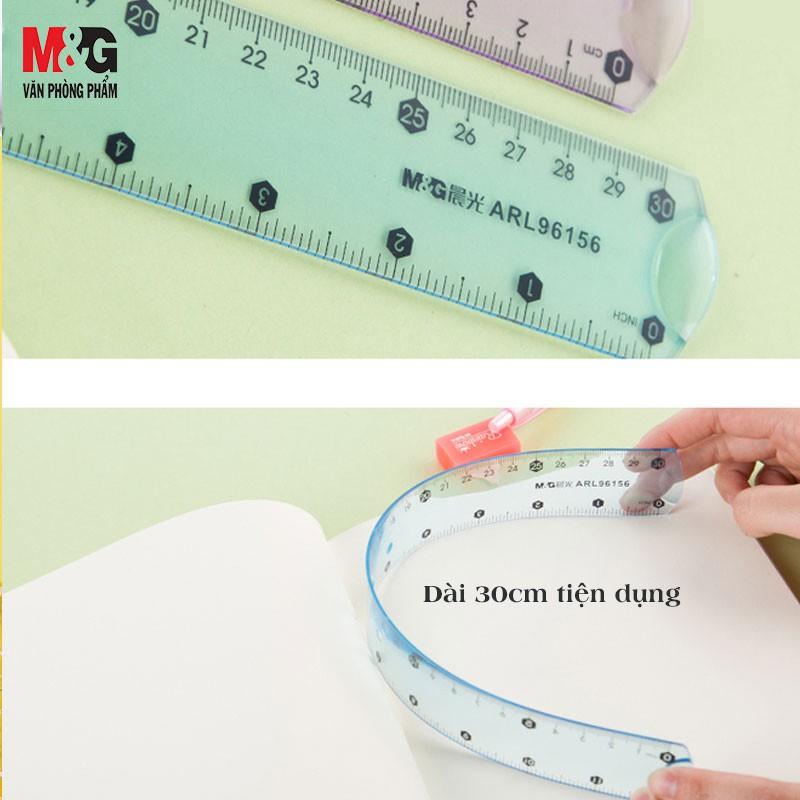 Thước kẻ dẻo học sinh M&G ARL96154/ ARL96156/ ARL96156 thiết kế sang trọng