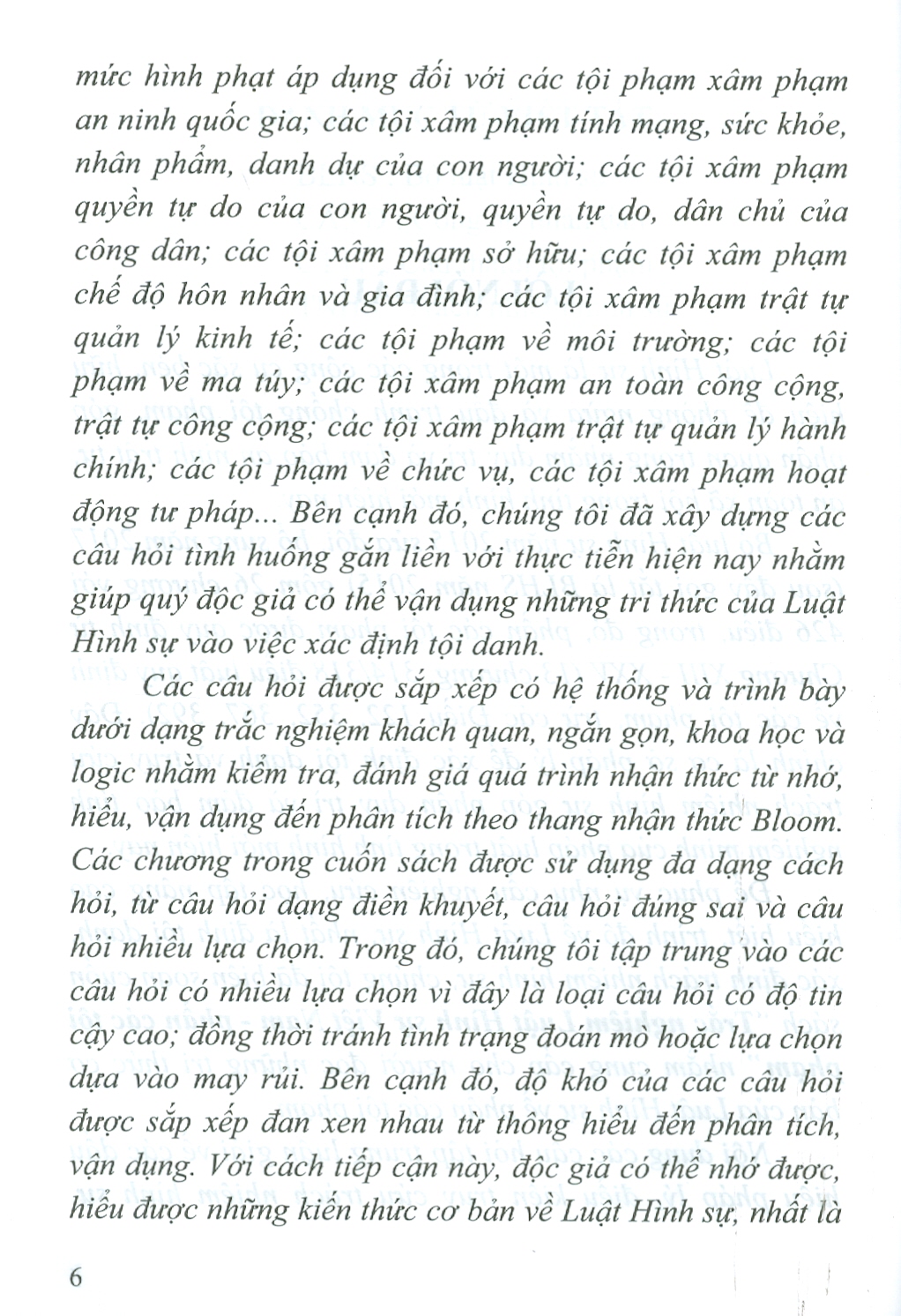 Trắc Nghiệm Luật Hình Sự Việt Nam - Phần Các Tội Phạm (Sách tham khảo; Tái bản có sửa chữa, bổ sung)