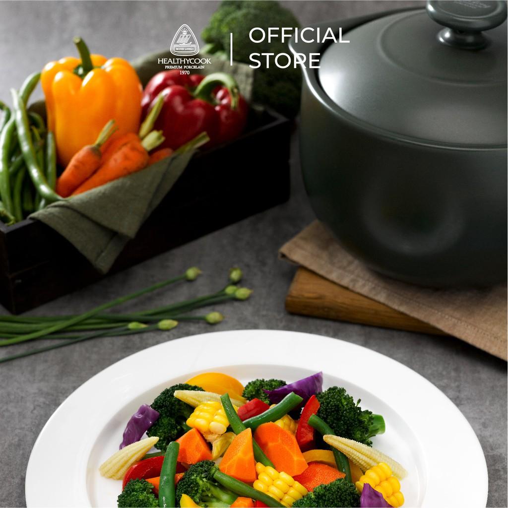 Nồi Sứ Dưỡng Sinh Minh Long Healthy Cook Vesta 2.0 - Dùng Cho Bếp Gas, Bếp Hồng Ngoại