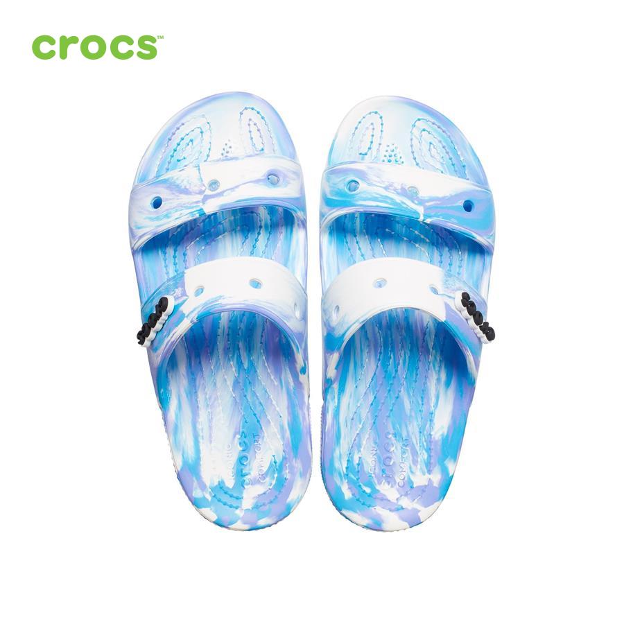 Giày sandal unisex Crocs FW Classic Sandal U Marbled White/Oxygen - 207701-1FK