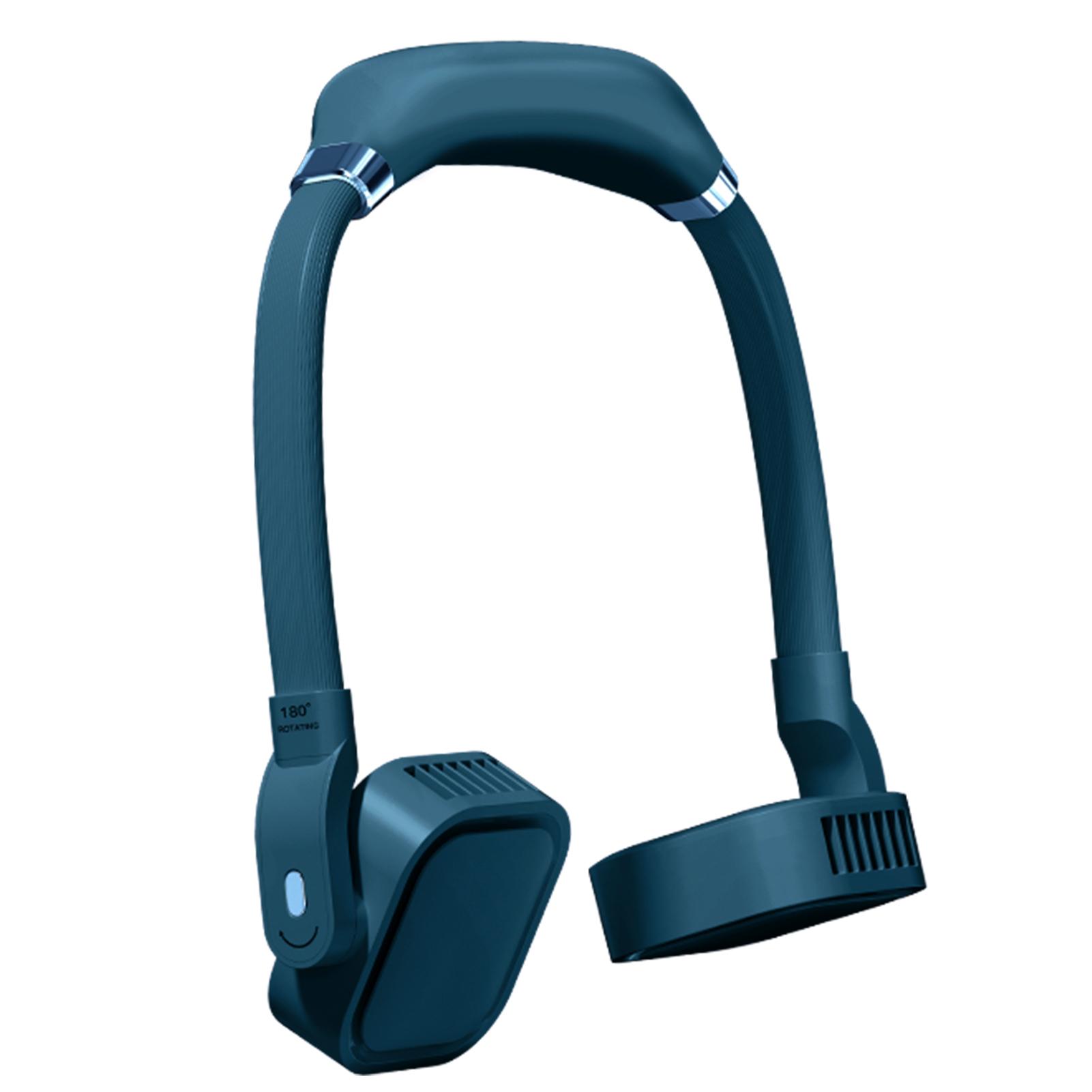 Quạt treo cổ di động, sạc USB, có 3 chế độ gió - tùy chọn dung lượng pin