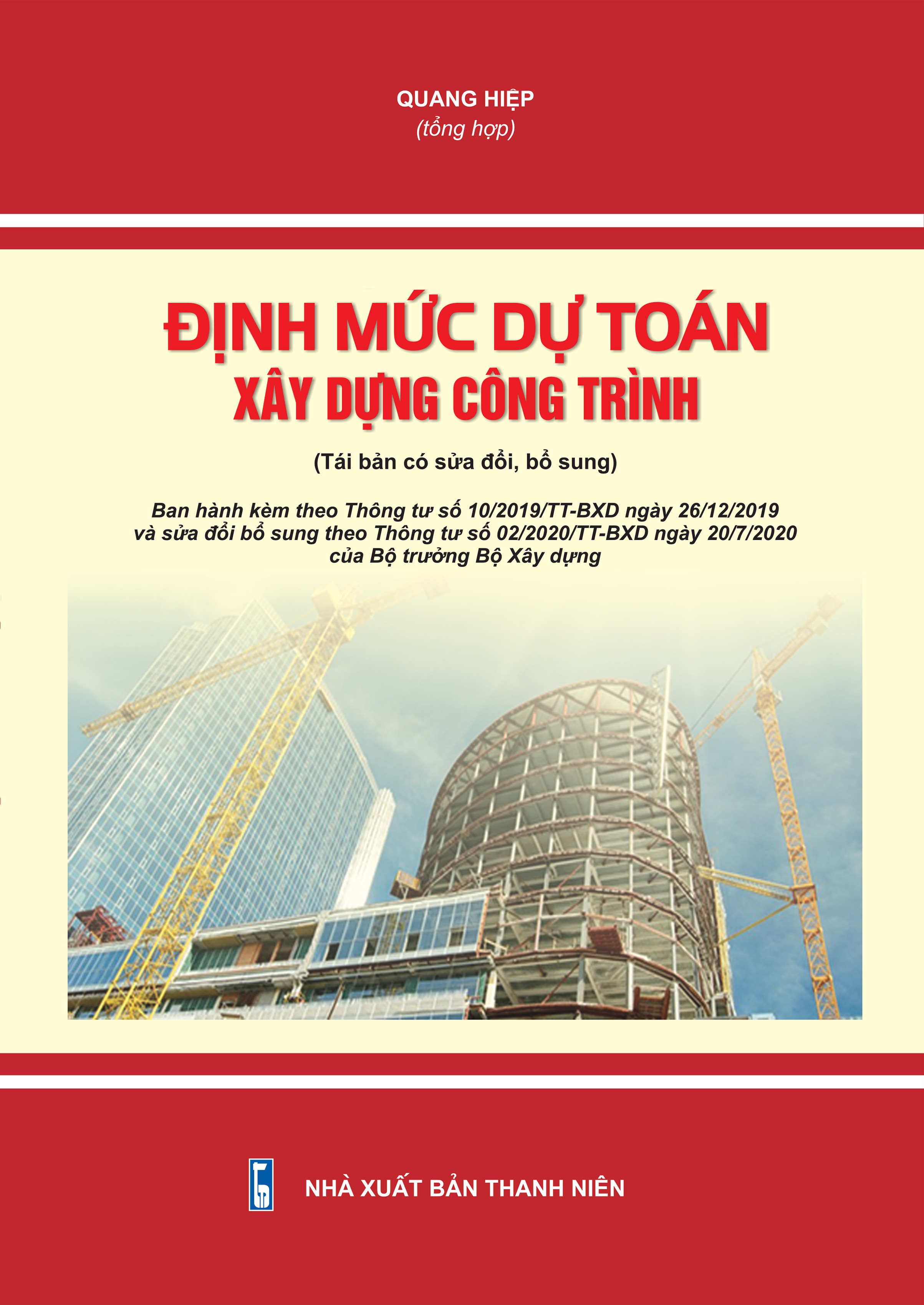 Combo Định mức xây dựng (trọn bộ 5 cuốn)_thông tư 10/2019/TT-BXD (tái bản có sửa đôi, bổ sung theo thông tư 02/2020/TT-BXD).