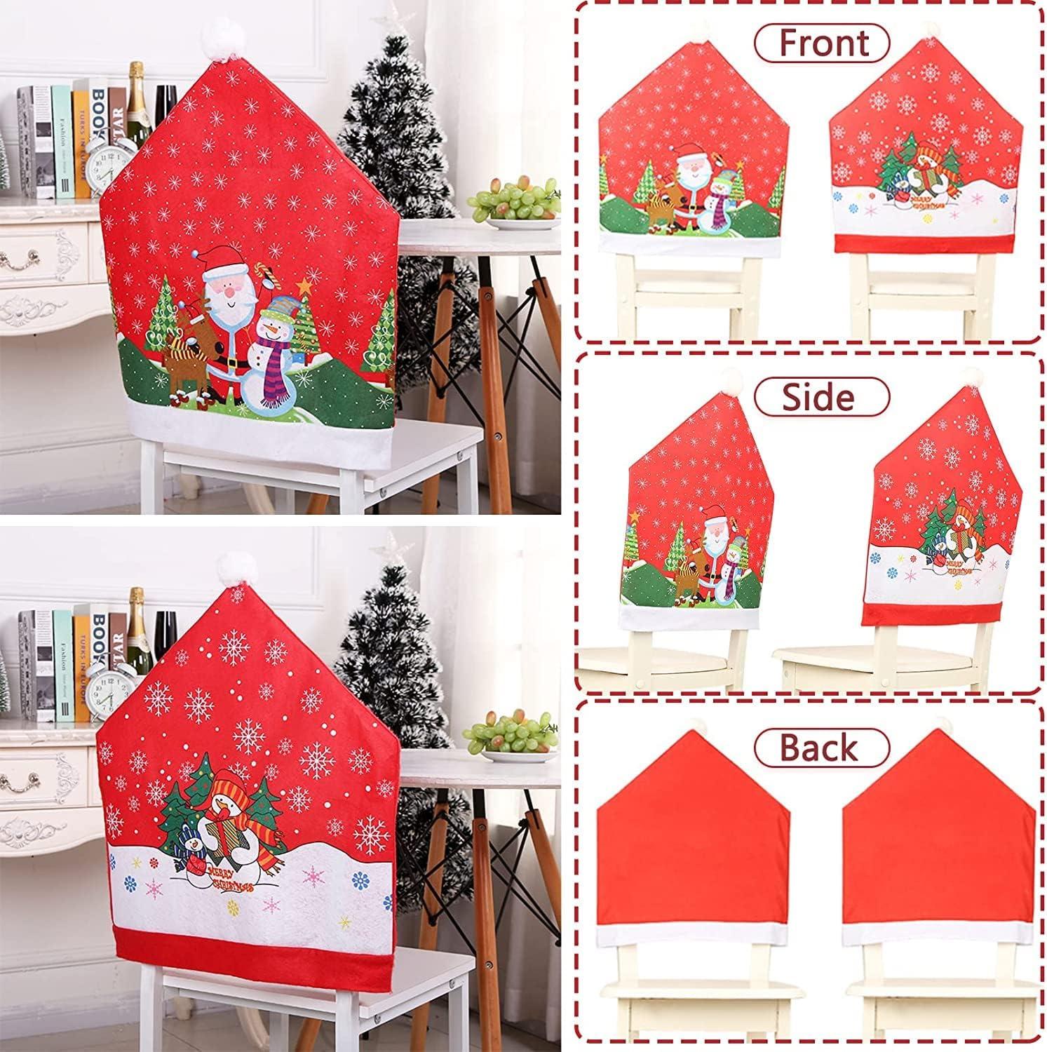 Ghế Giáng sinh bao phủ rất nhiều bảo hiểm ghế Santa Claus, Ghế Giáng sinh để trang trí Giáng sinh, nhà, phòng khách