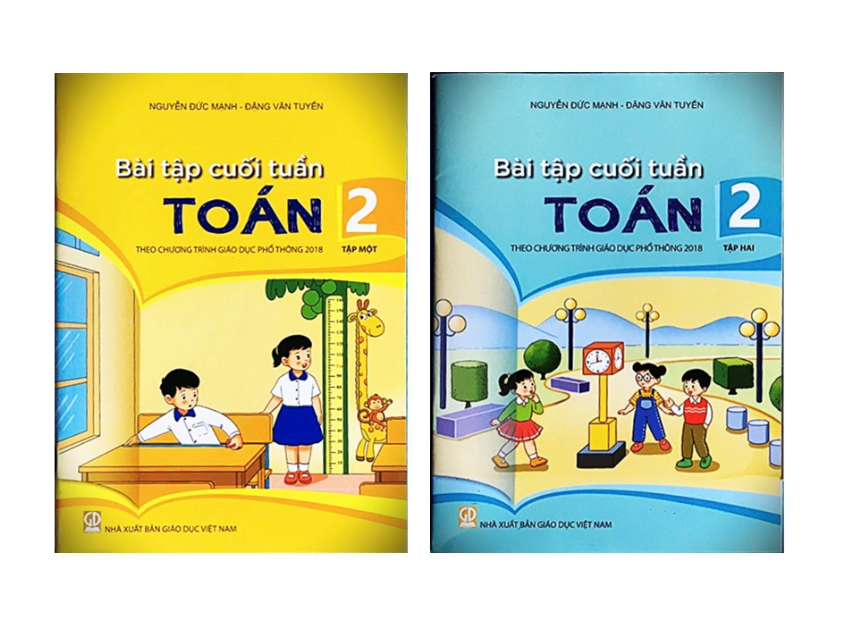 Sách - Combo Bài tập cuối tuần Toán 2 - Theo Chương Trình Giáo Dục Phổ thông 2018