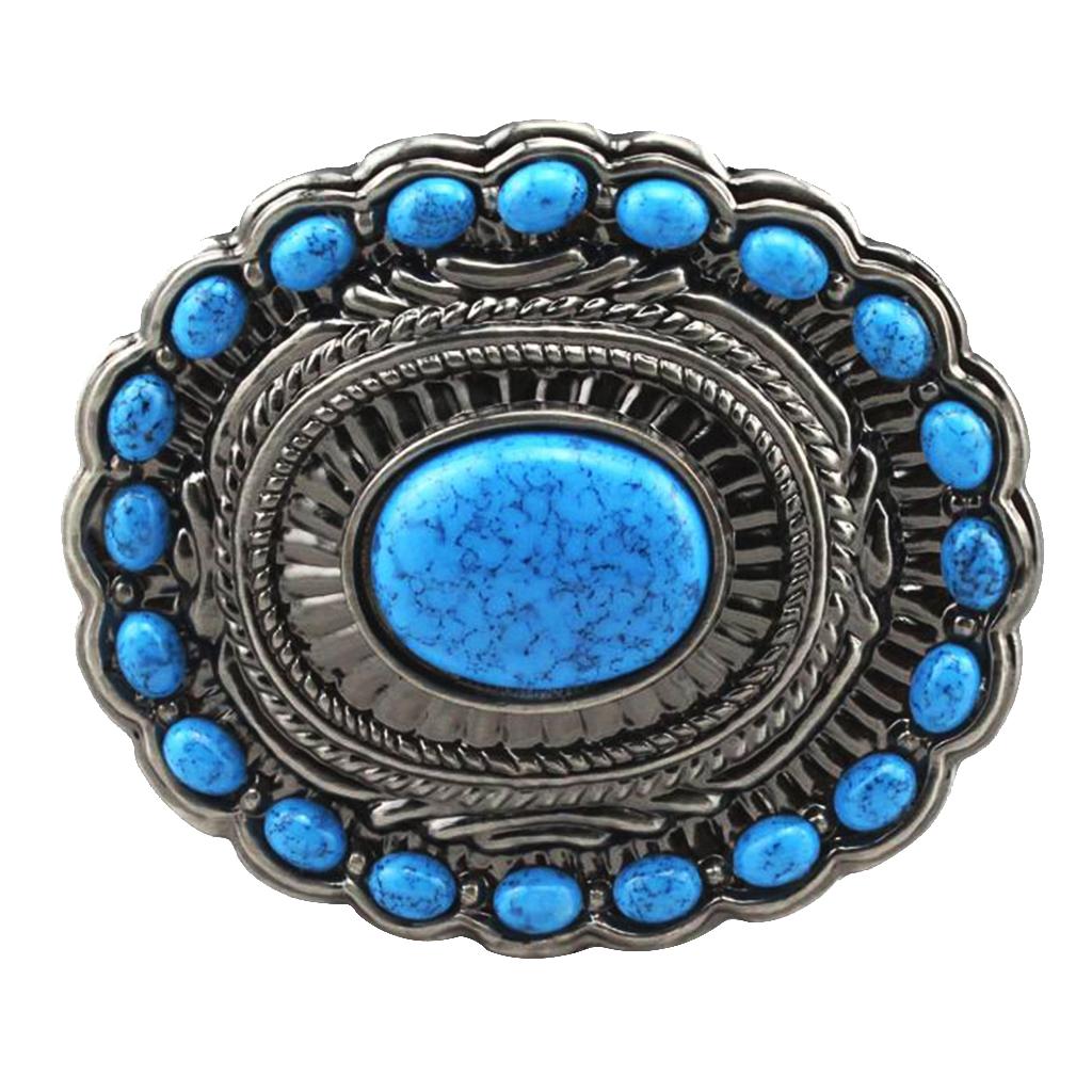 Rodeo Belt Buckle Vintage Men Western Cowboy Men's Leather Belt Buckle