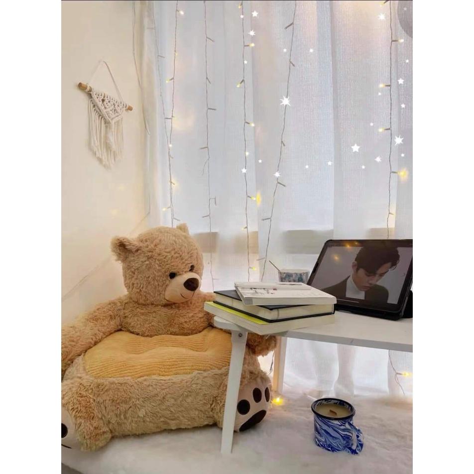 (Quà tặng)Ghế bệt , ghế tựa lưng hình gấu teddy gấu bông