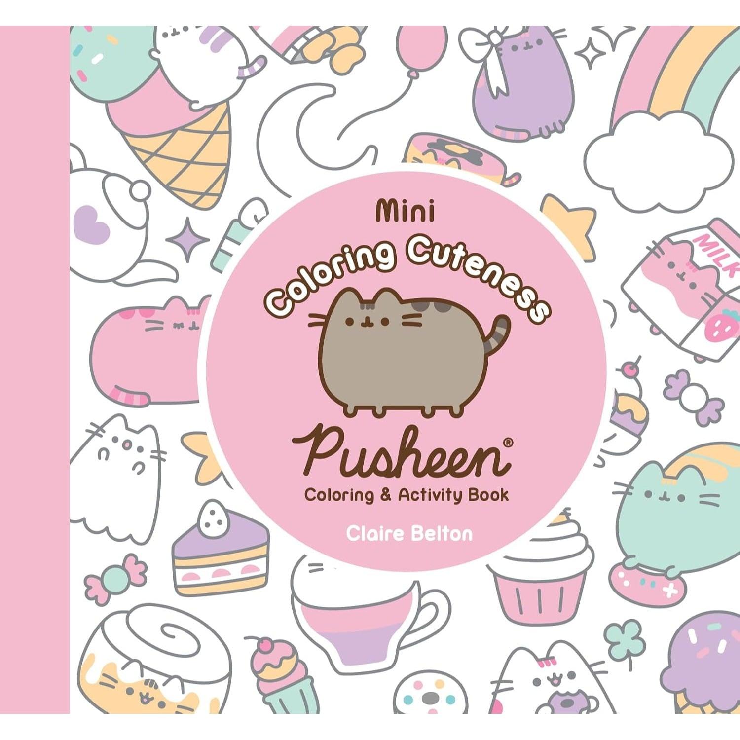 Sách Mini Coloring Cuteness: A Pusheen Book