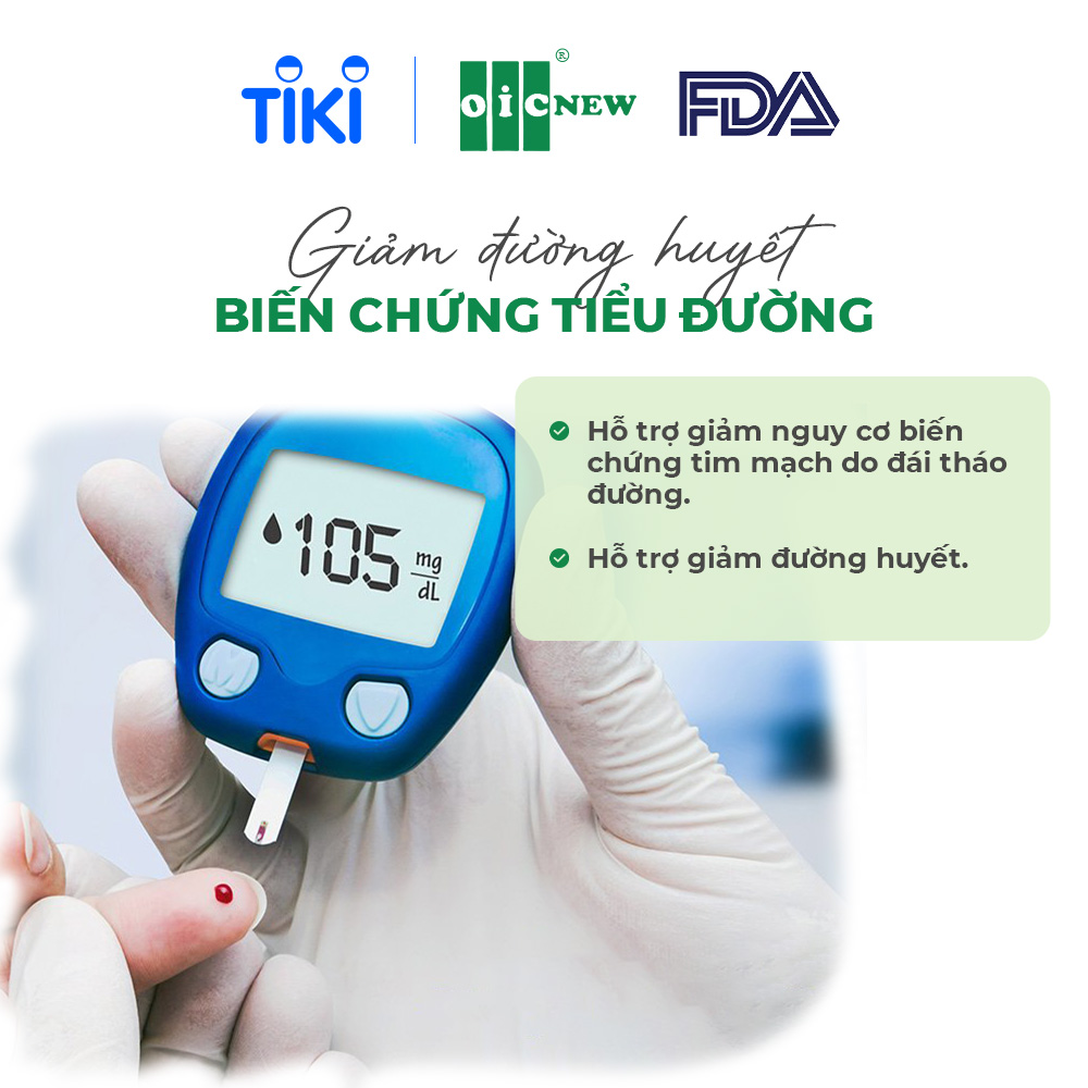 Viên Uống Nano Megumi OIC New Tinh Chất Men Gạo Lứt Hỗ Trợ Giảm Đường Huyết và Biến Chứng Tiểu Đường (60 Viên)