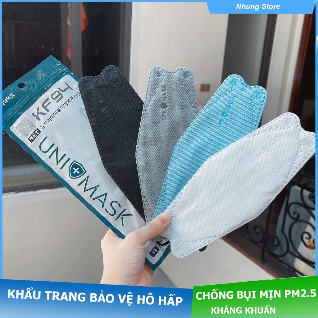 Sỉ thùng khẩu trang KF94 UNI MASK Chống Bụi Mịn Và Kháng Khuẩn Hàng Cao Cấp Hàn Quốc (300 cái)