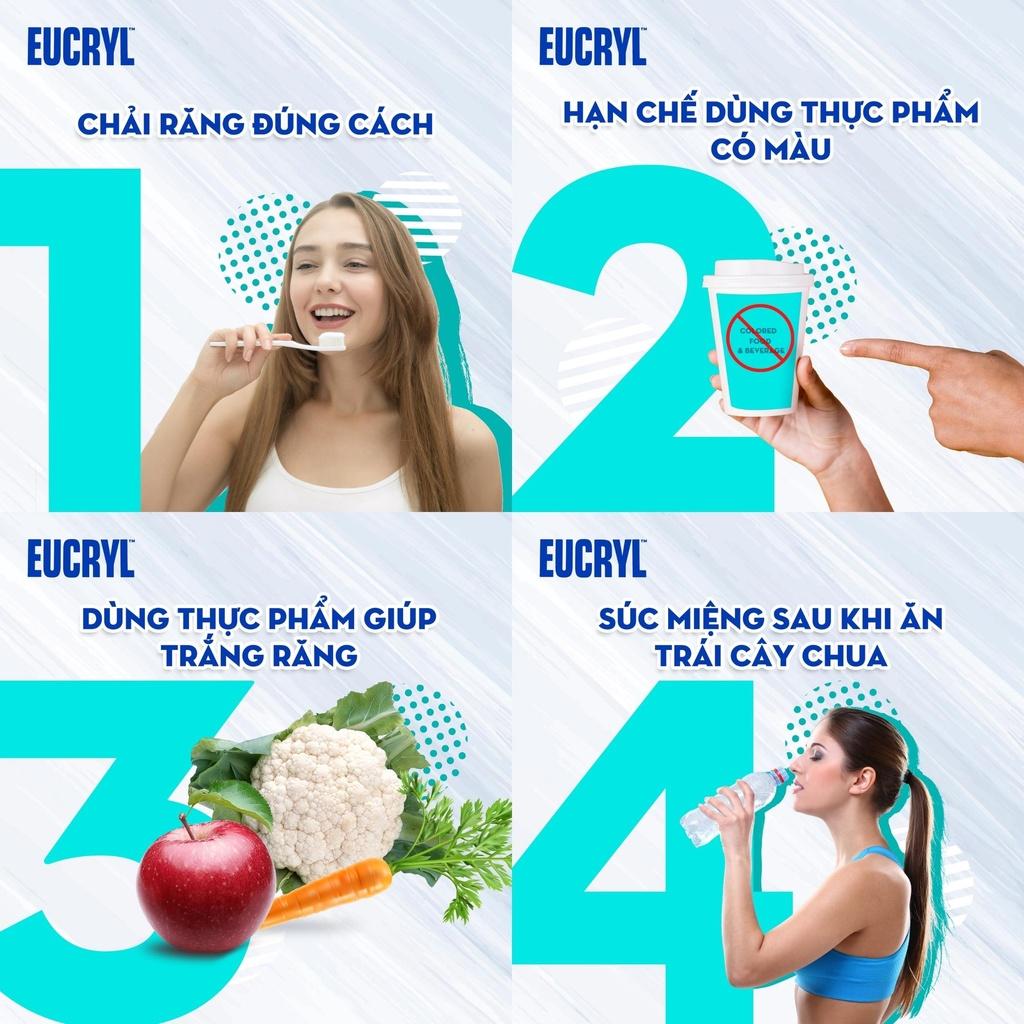 Combo Kem Đánh Răng Và Bột Làm Trắng Răng Eucryl 50g/Cái