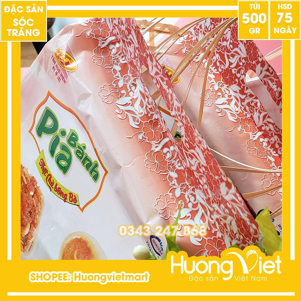 Bánh pía thịt chà bông bò Tân Huê Viên 500G, bánh pía mini sóc trăng