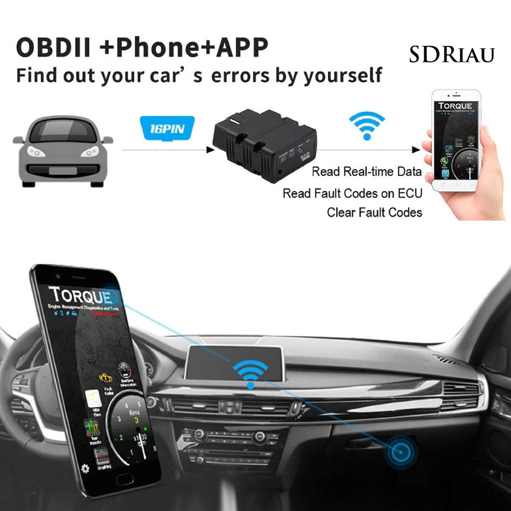 Thiết Bị Chẩn Đoán Lỗi Ô Tô Burzahom Konwei Kw902 Elm327 Wifi Obd2 Eobd 12v