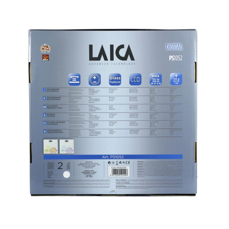 Cân sức khỏe điện tử LAICA PS1052