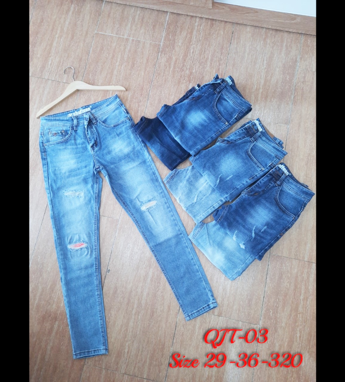 Thời trang nam quần Jean trẻ phong cách của Nhật Tuấn (NATA)